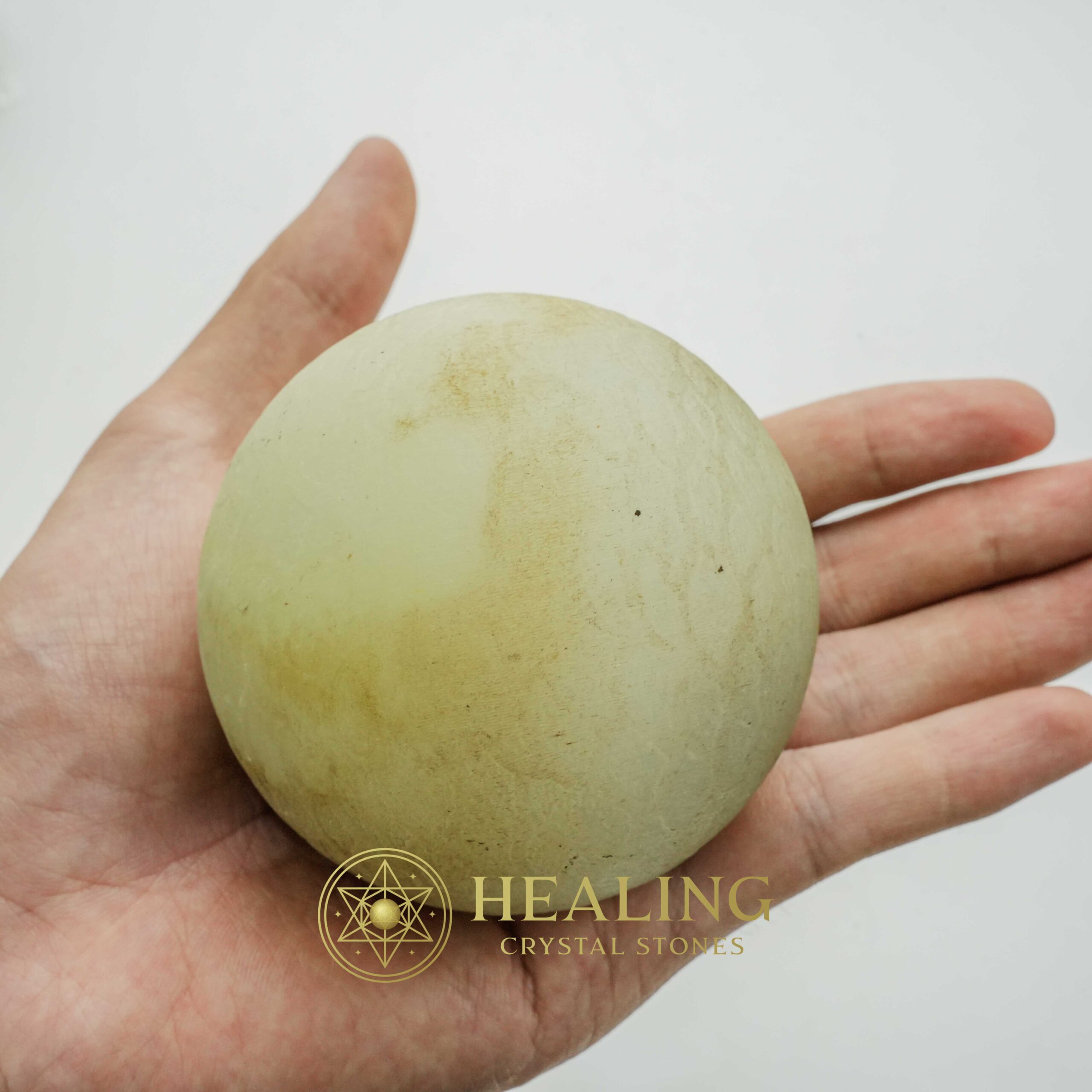 Super Sky Kumala Dragon Pearl B3 (White) - Magickal Crystals, Magickal Stones, Crystal Stones, Healing Crystals, Ritual Crystals, Sacred Stones, Energy Stones, psychic, magical, rare