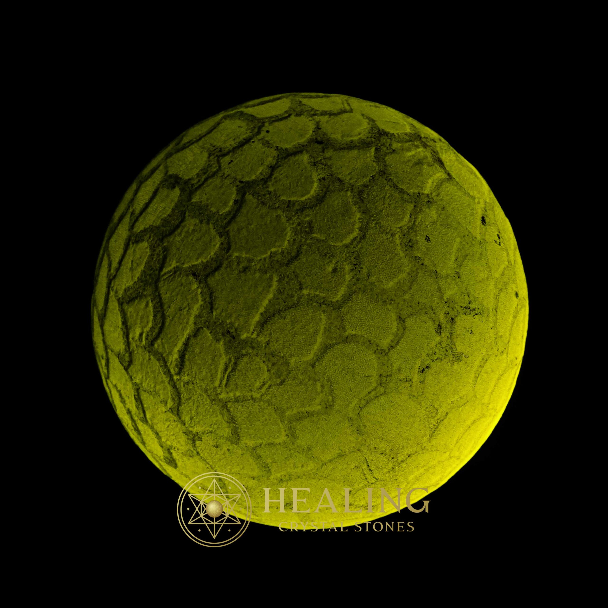 Super Sky Kumala Dragon Pearl B6 (Yellow) - Healing Crystals, Crystal Stones, Animal Totem Stones, Mustika Pearls, Magical Stones, Sacred Stones, Healing Crystals, spiritual, metaphysics, artifact