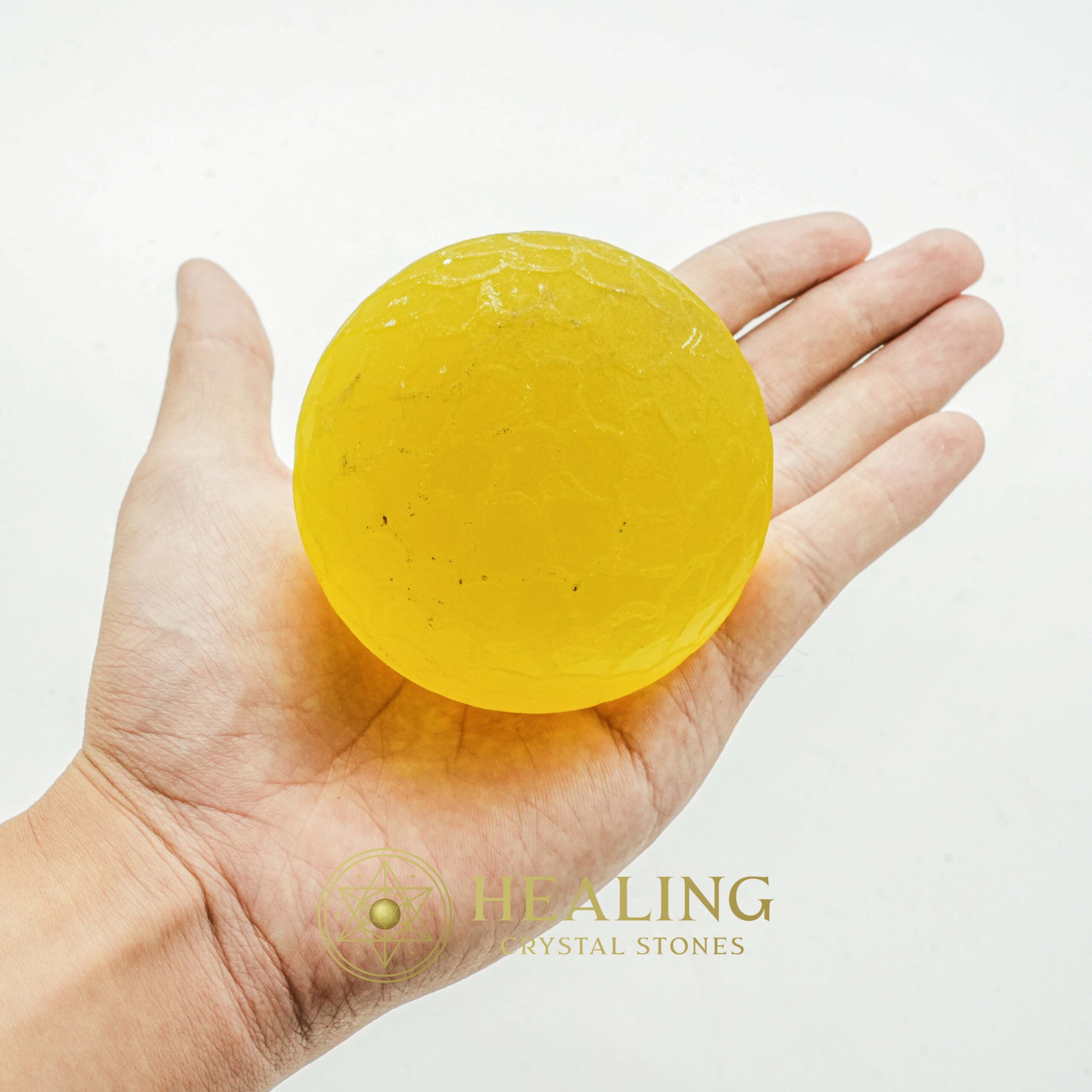 Super Sky Kumala Dragon Pearl B6 (Yellow) - Crystal Stones, Healing Stones, Healing Bezoar Stones, Mustika Stones, Ritual Crystals, Sacred Stones, Spiritual Crystals, shamanic, occult, rare