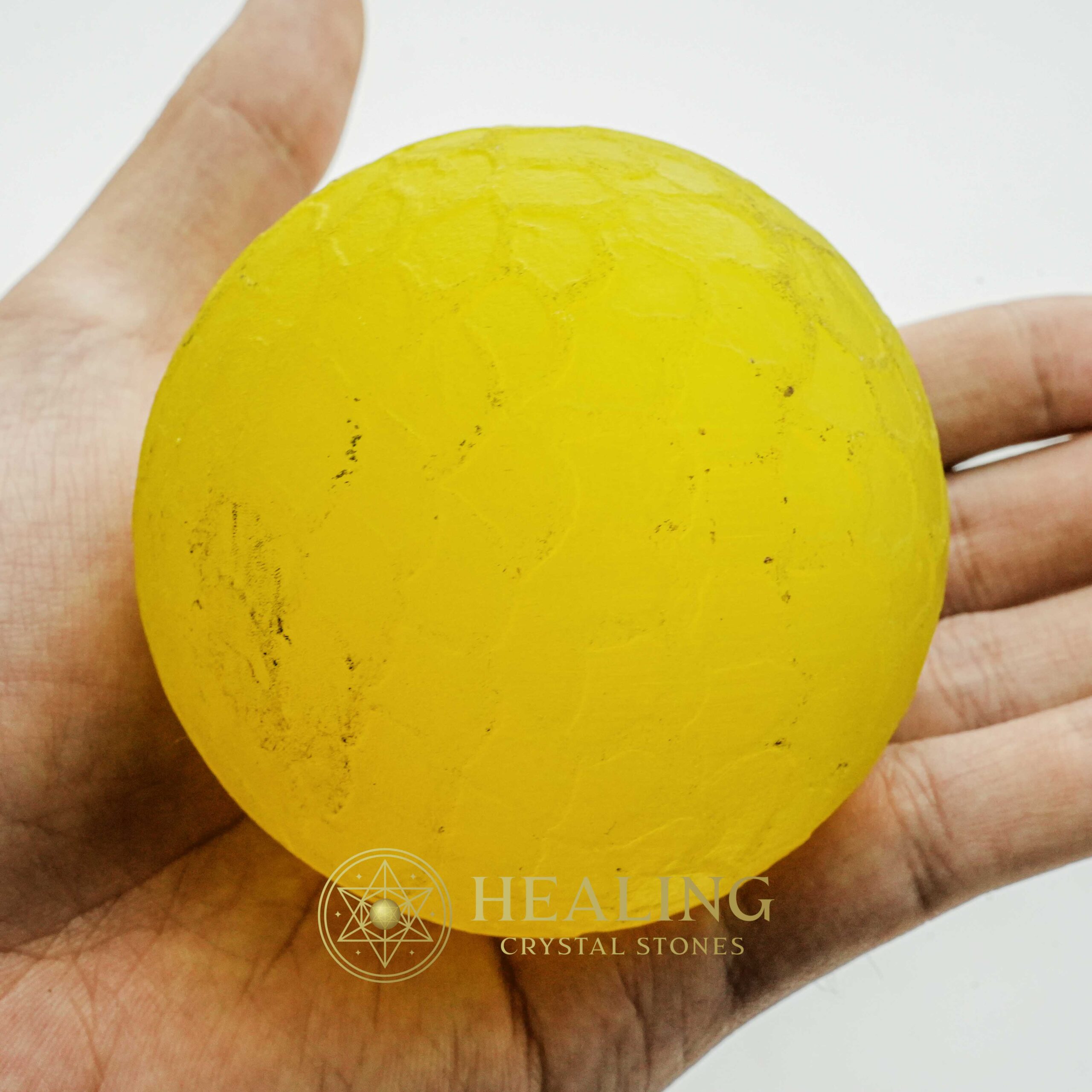 Super Sky Kumala Dragon Pearl B6 (Yellow) - Healing Crystals, Crystal Stones, Mustika Pearls, Bezoar Stones, Energy Stones, Sacred Stones, Enchanted Stones, mystical, magical, artifact