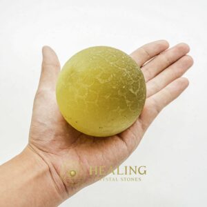 Super Sky Kumala Dragon Pearl B8 (Sage Green) - Crystal Stones, Healing Stones, Bezoar Crystals, Mustika Stones, Talisman Crystals, Sacred Stones, Ritual Power Stones, mystical, occult, rare