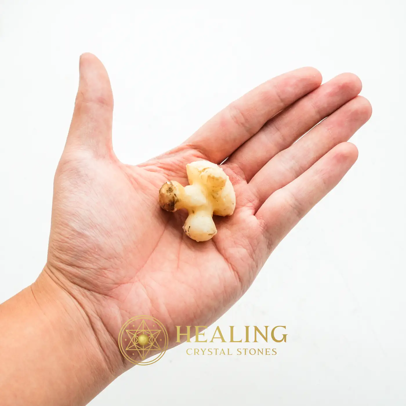 White God Monkey Pearl - Type C1 - Crystals, Spiritual, Mystical, Relic, Positive Energy, Purification, Exotic, Solar Crystal, Guardian Amulet, Esoteric Stone