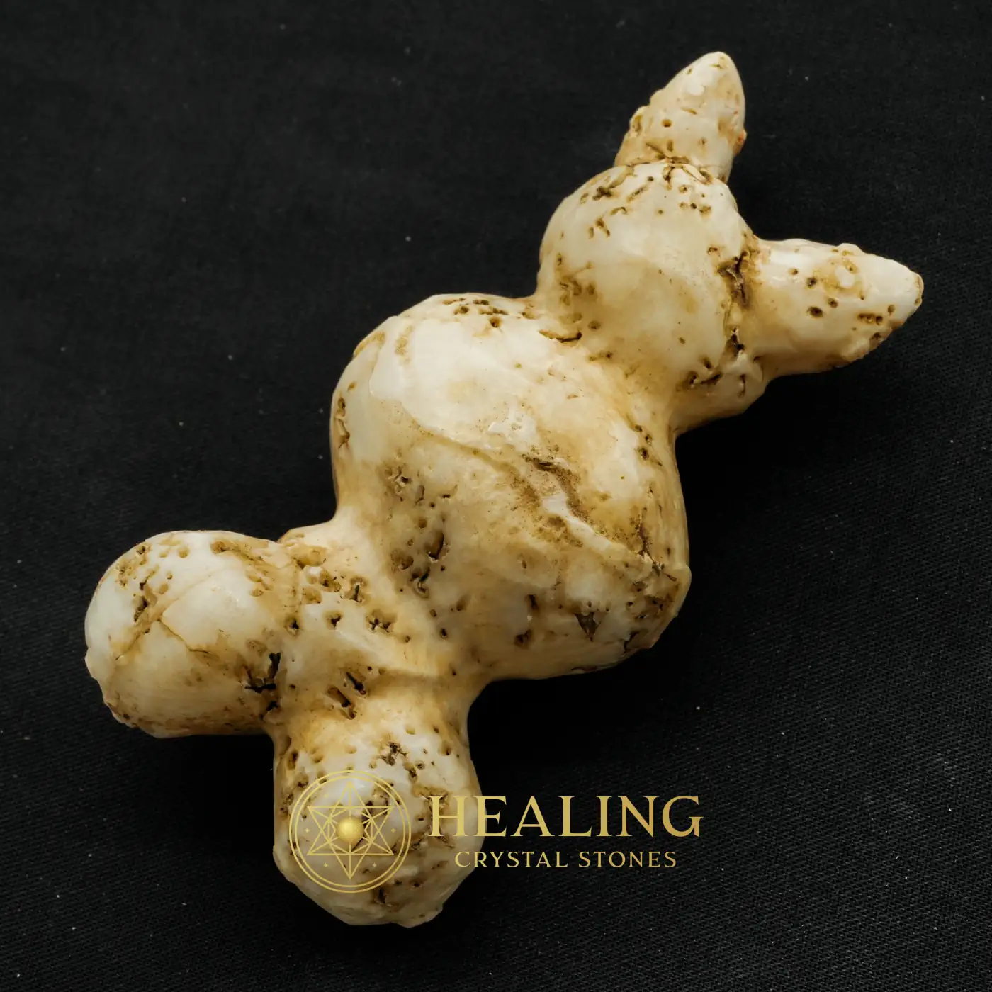 White God Monkey Pearl - Type C13 - Healing Crystals, Mystical, Sacred Crystals, Aura, Protection, Rare, Meditation, Spiritual Healing, Guardian Stone, Ancient Relic