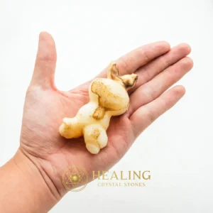 White God Monkey Pearl - Type C18 - Ritual Crystals, Occult, Artifact, Energetic, Meditation, Warding Stone, Ornamental, Nature Stone, Ancient Relic, Energy Alignment Crystal