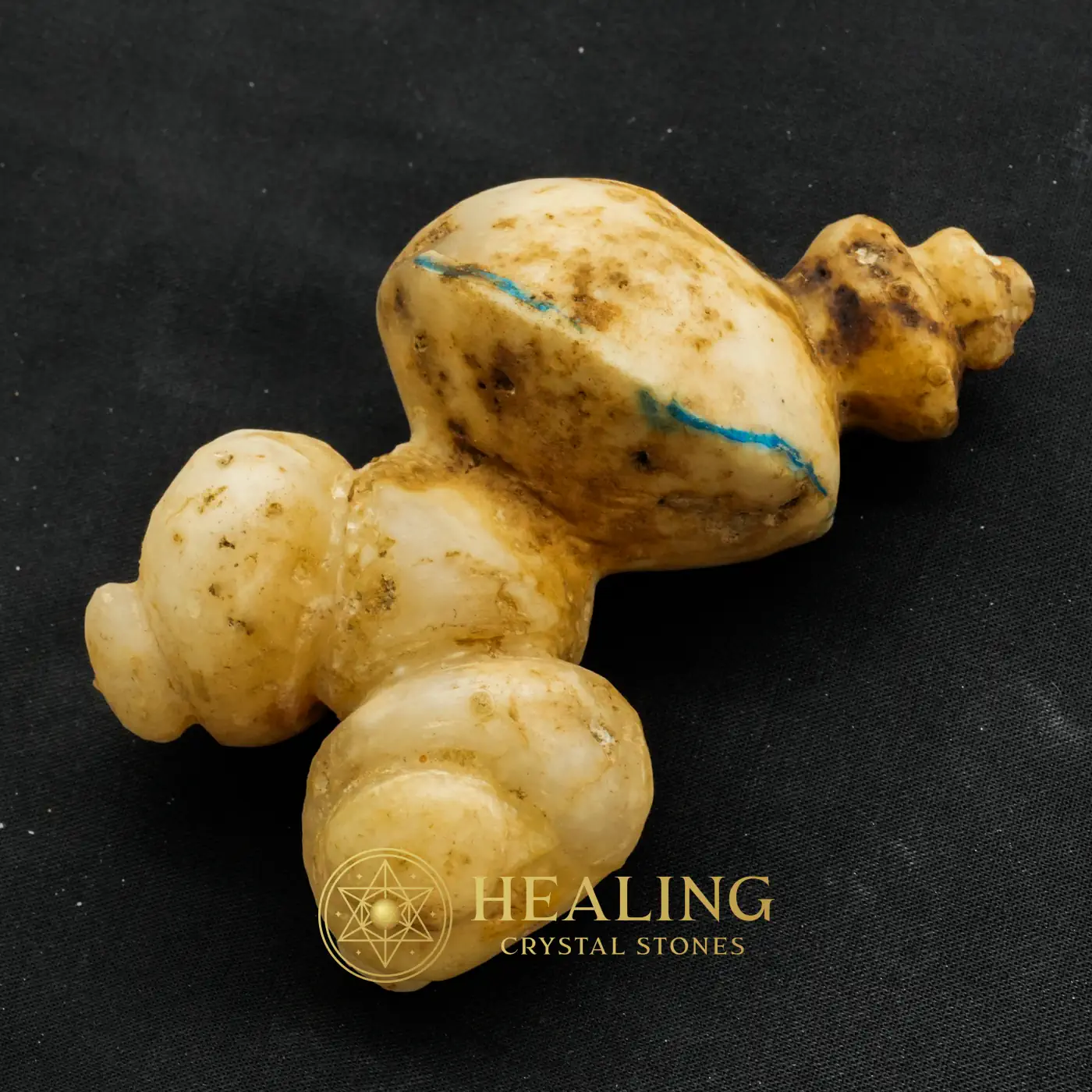 White God Monkey Pearl - Type C21 - Sacred Stones, Psychic, Mystical, Relic, Meditation, Fortune, Rare, Life Energy Crystal, Guardian Stone, Aura Cleansing Stone