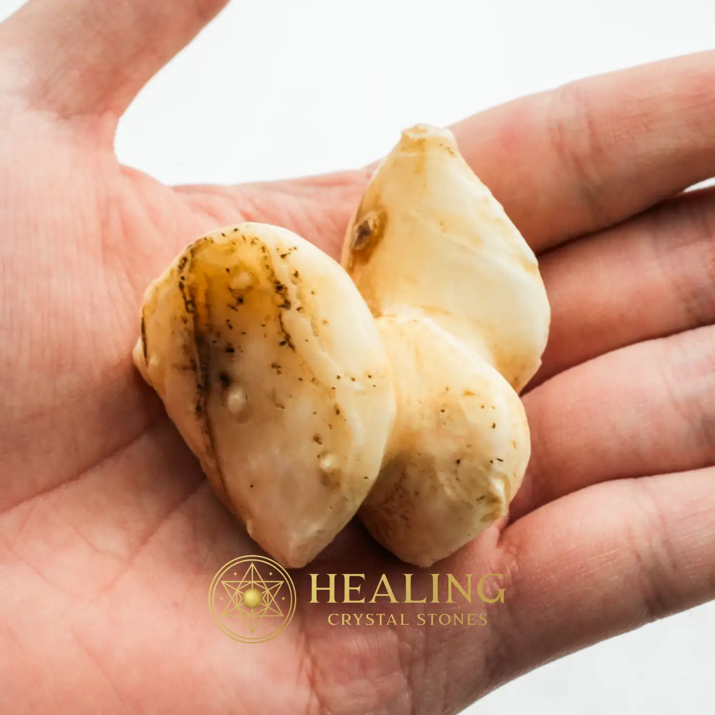White God Monkey Pearl - Type C3 - Sacred Stones, Occult, Ritualistic, Inner Wisdom, Positive Energy, Protection, Authentic, Spirit Crystal, Guardian Amulet, Energy Alignment Crystal