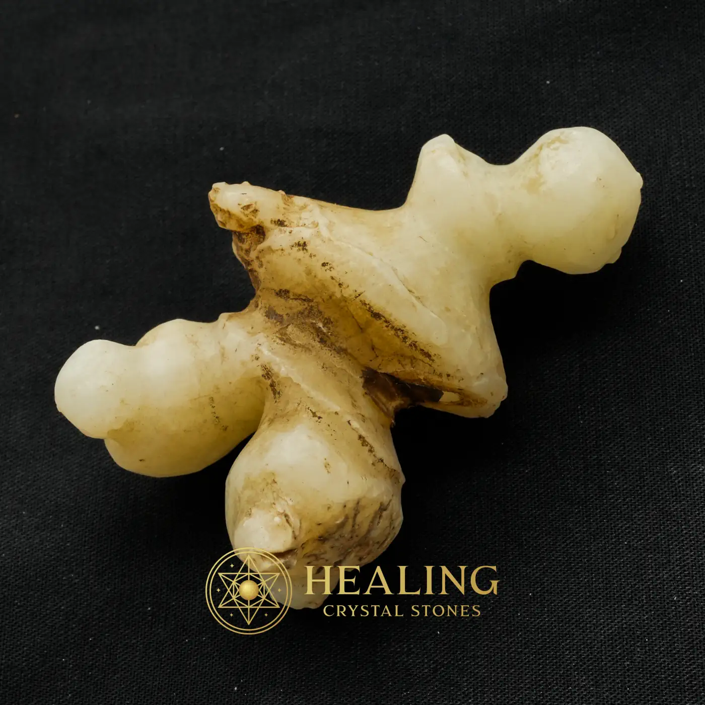 White God Monkey Pearl - Type C5 - Spritual, Psychic, Enchanted Stones, Divine, Emotional Healing, Protection, Rare, Life Energy Crystal, Guardian Talisman, Esoteric Stone