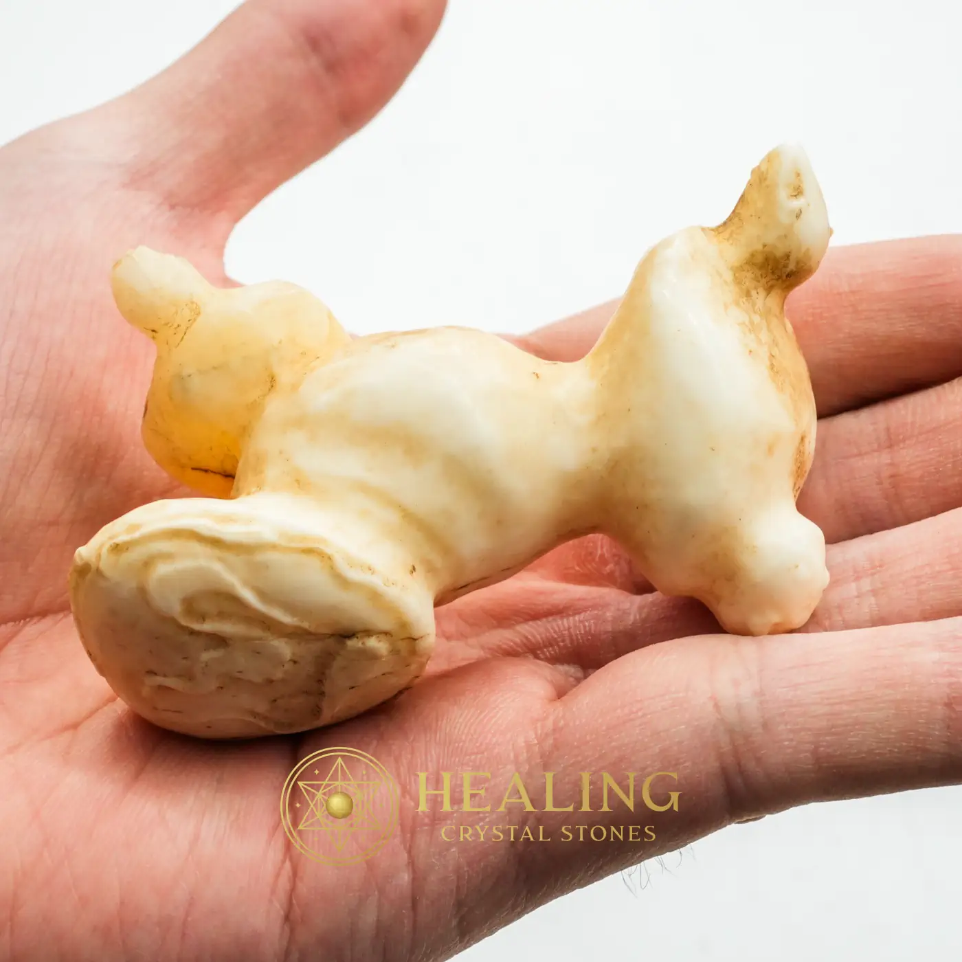 White God Monkey Pearl - Type C9 - Inner Wisdom, Bezoar Stones, Psychic, Sacred Crystals, Balance, Purification, Ornamental, Spirit Stone, Guardian Talisman, Esoteric Stone