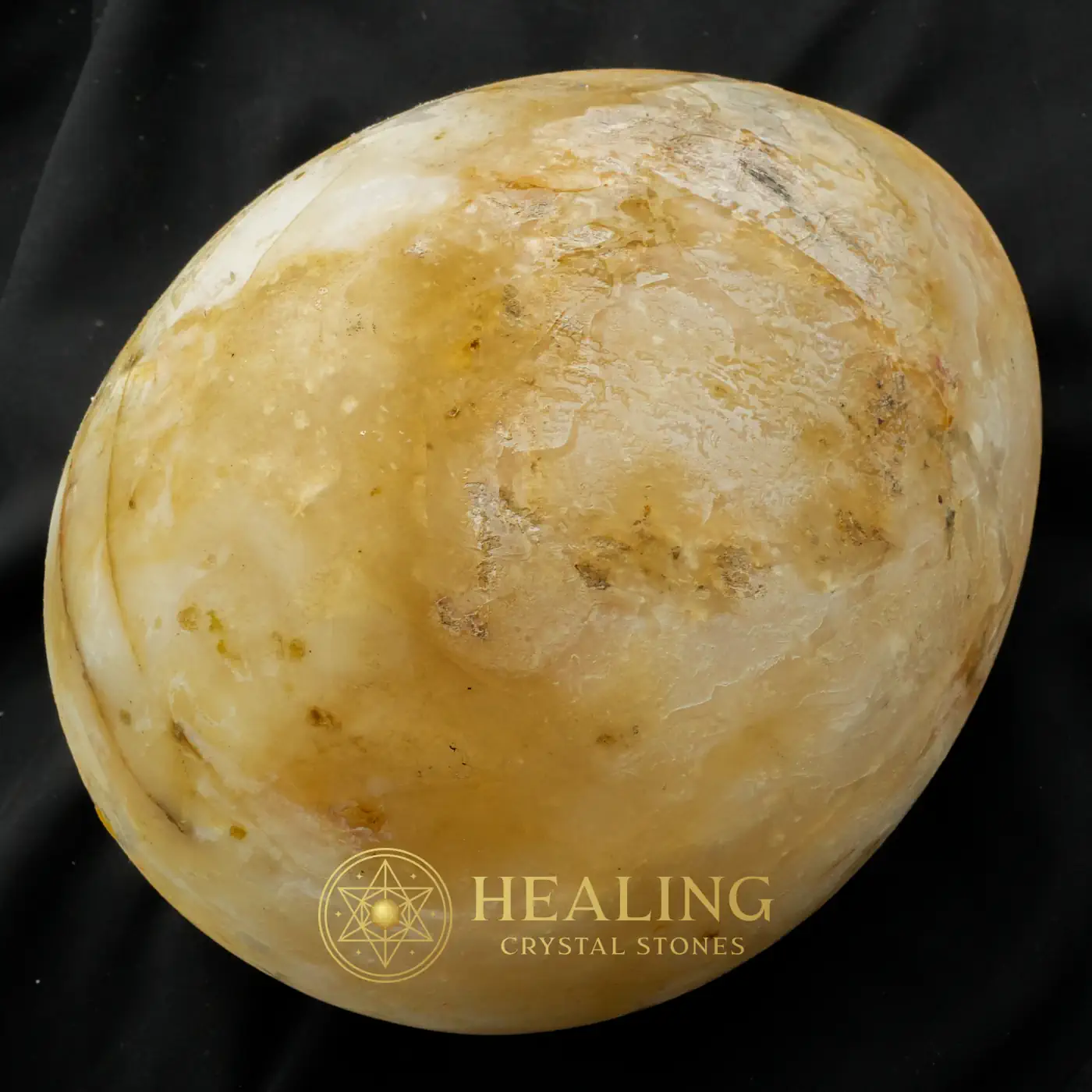White Telor Jagad Pearl - Type A3 (Small) - Healing Stones, Crystal Stones, Ritual Power Stones, Universal Energy, Meditation, Positive Energy, Authentic, Divine, Antique, Rare