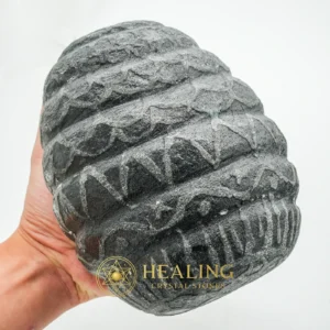 Fire Dragon Pearl (Very Large, Coiled Egg Shaped) - Type A2 - Talismans Stones, Amulet Stones, Talisman Crystals, Sacred Crystals, Ritual Crystals, Enchanted Stones, Magical Stones, occult, artifact, spiritualism