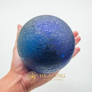 Super Sky Dragon Ball (Blue) - Type E (Fractured) - Mustika Pearls, Healing Crystals, Amulet Stones, Chakra, Universal Energy, Cleansing, Sacred, Exceptional, Rare, Authentic