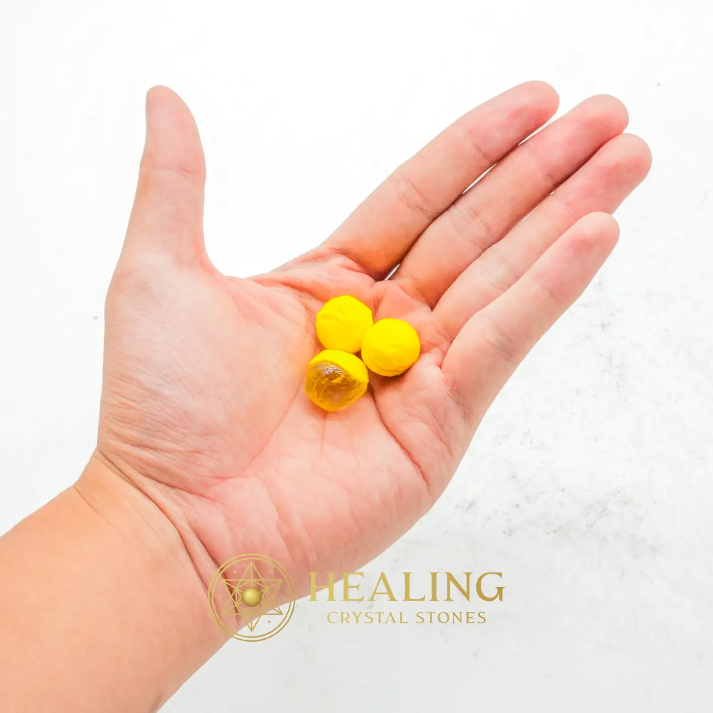 Yellow Centipede Pearls - Type P6 Magical Stones, Magickal Stones, Magickal Crystals, Ritual Power Stones, Ritual Crystals, Enchanted Stones, Ritualistic, Ceremnoial, Mystical, Occult