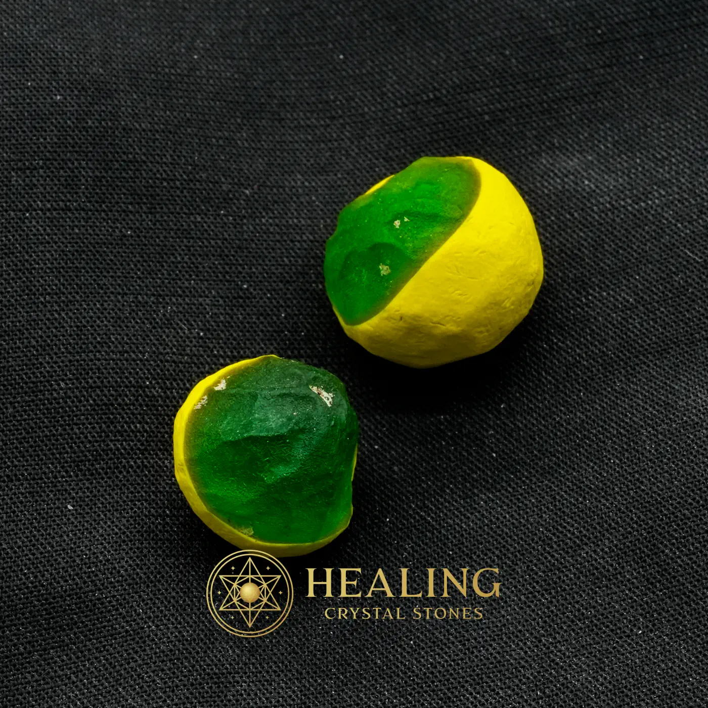 Yellow Centipede Pearls - Type P7 - Healing Crystals, Sacred Crystals, Mustika Pearls, Bezoar Stones, Talisman Crystals, Guardian Amulet, Aura Crystal, Protection, Fortune, Spiritual Healing