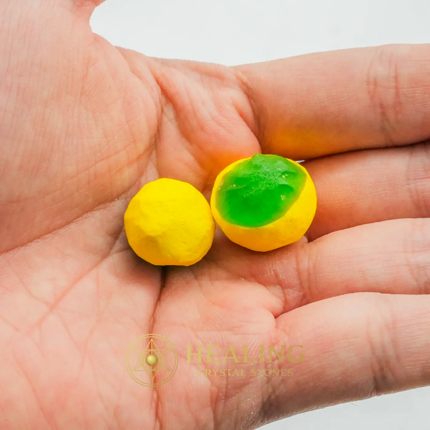 Yellow Centipede Pearls - Type P7 - Healing Crystals, Crystal Stones, Spiritual Crystals, Sacred Stones, Aura Crystal, Positive Energy, Guardian Crystal, Inner Wisdom, Rare, Divine